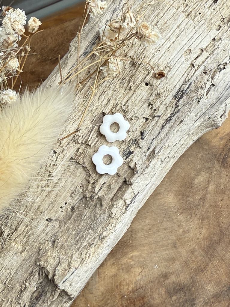 Ultra Mini pampilles "Romane" blanc pur