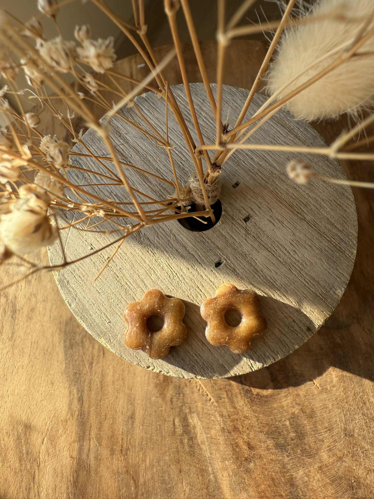 Mini pampilles "Romane" bronze translucide