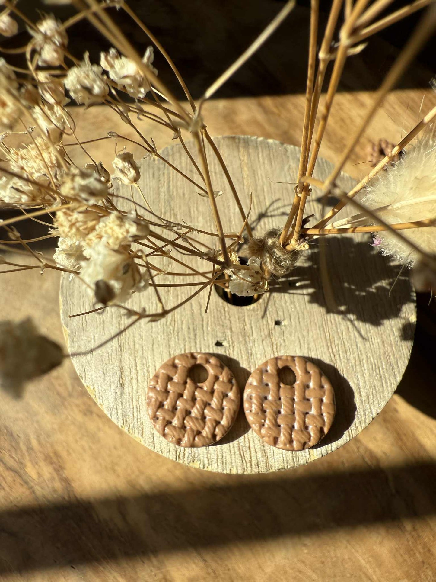 Pampilles "Eulalie" Effet Tricot