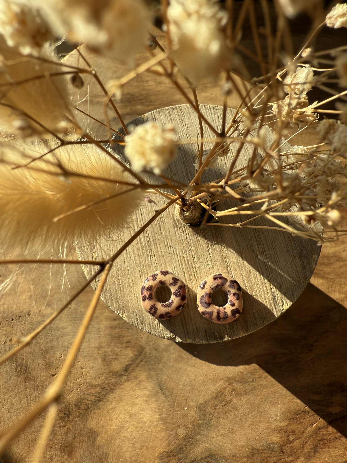 Pampilles "Isïa" léopard/guépard