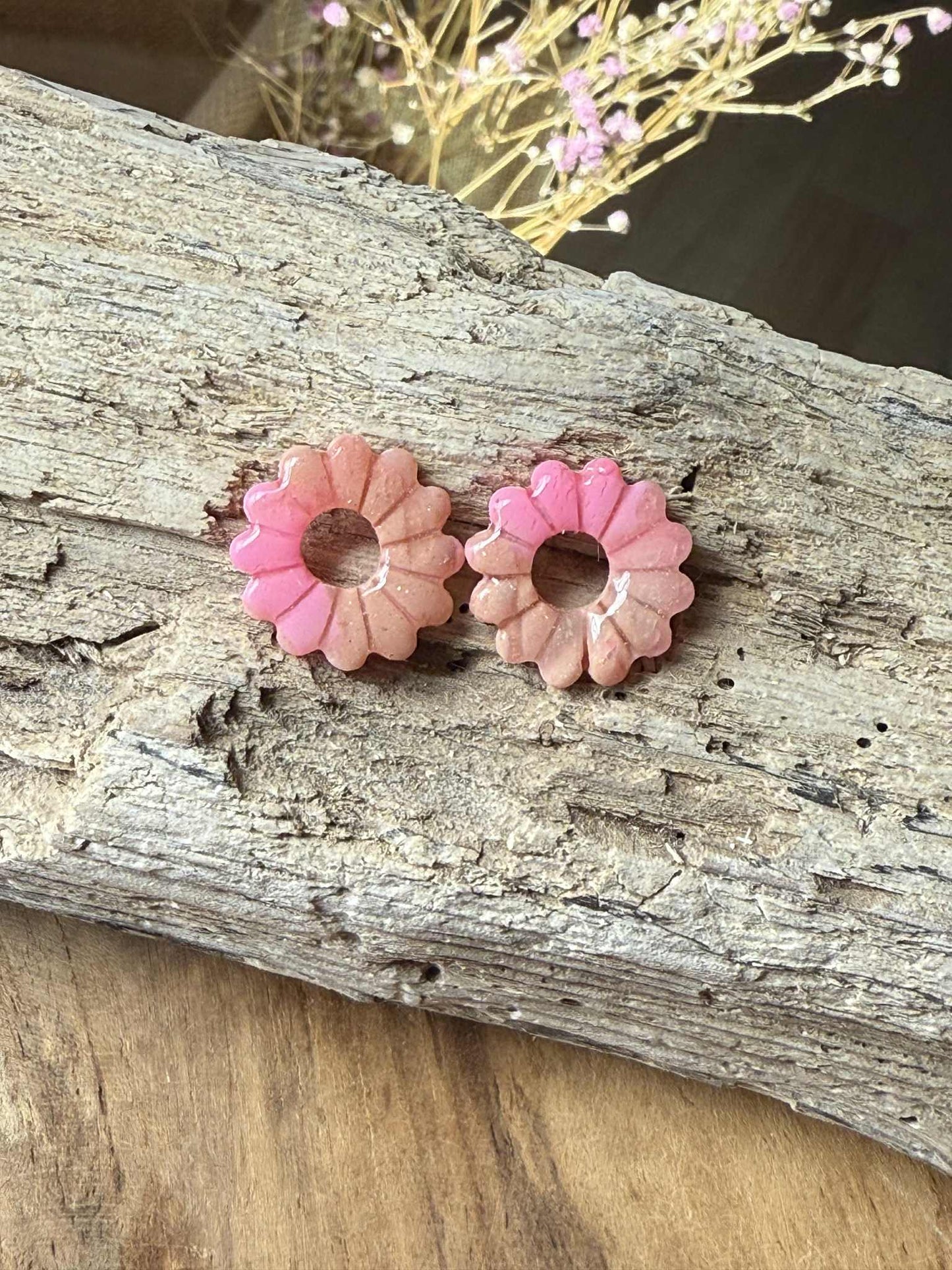 Petites Pampilles "Laura" Octobre Rose 🎀 translucide