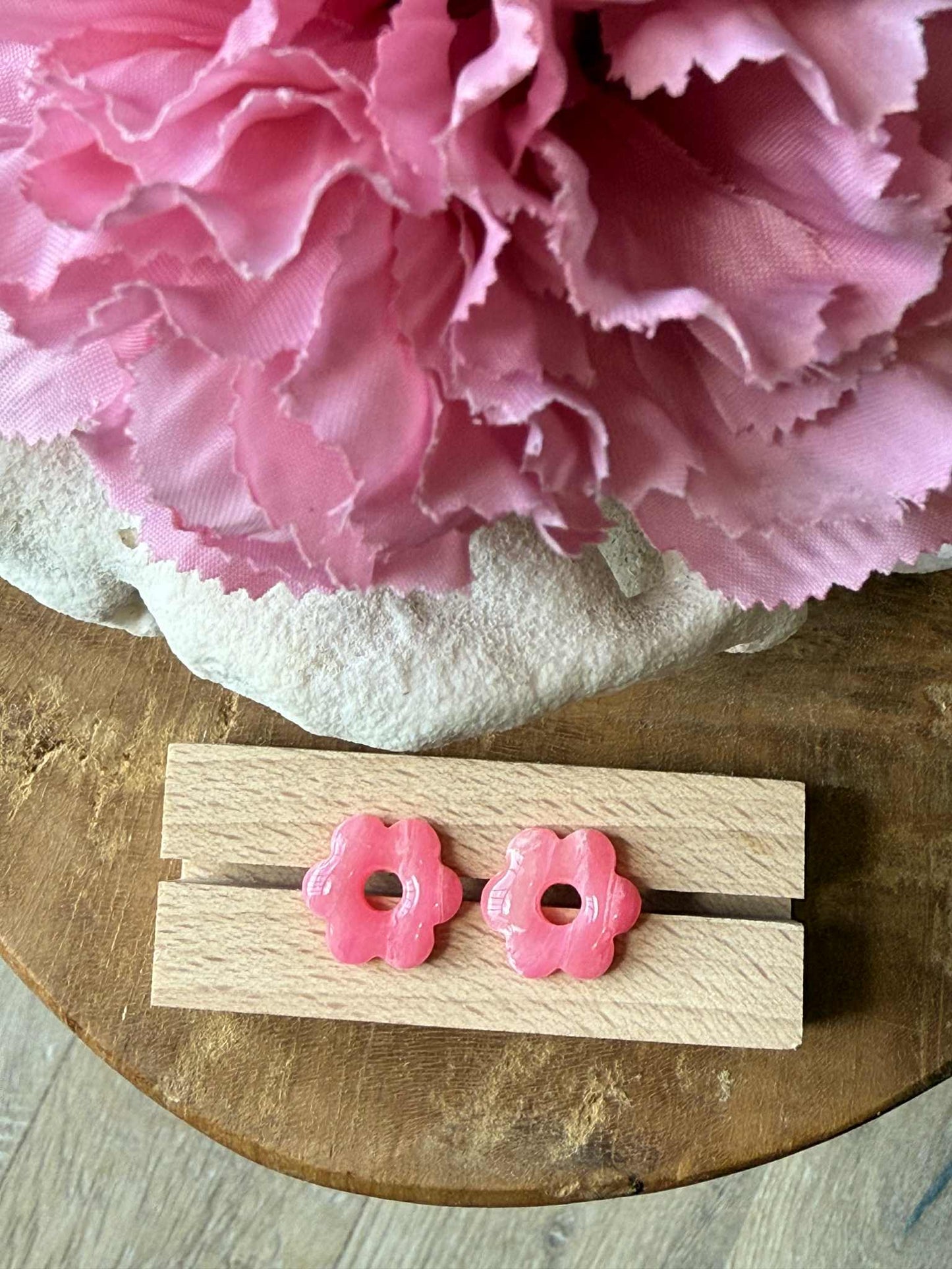 Mini pampilles "Romane" Octobre Rose 🎀