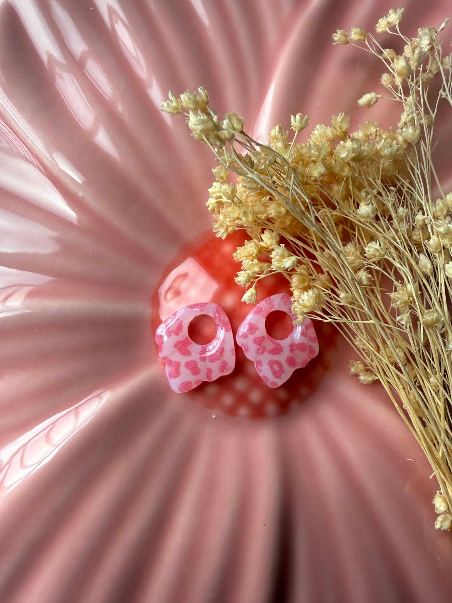 Mini Pampilles "Sofia" Léopard Rose