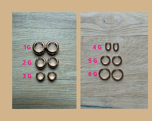 Créoles Rose Gold