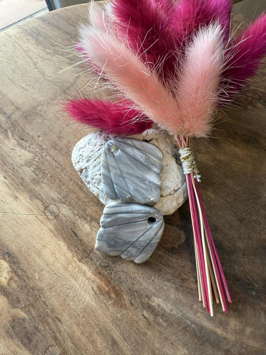 Pampilles "Sofia" marbré argenté