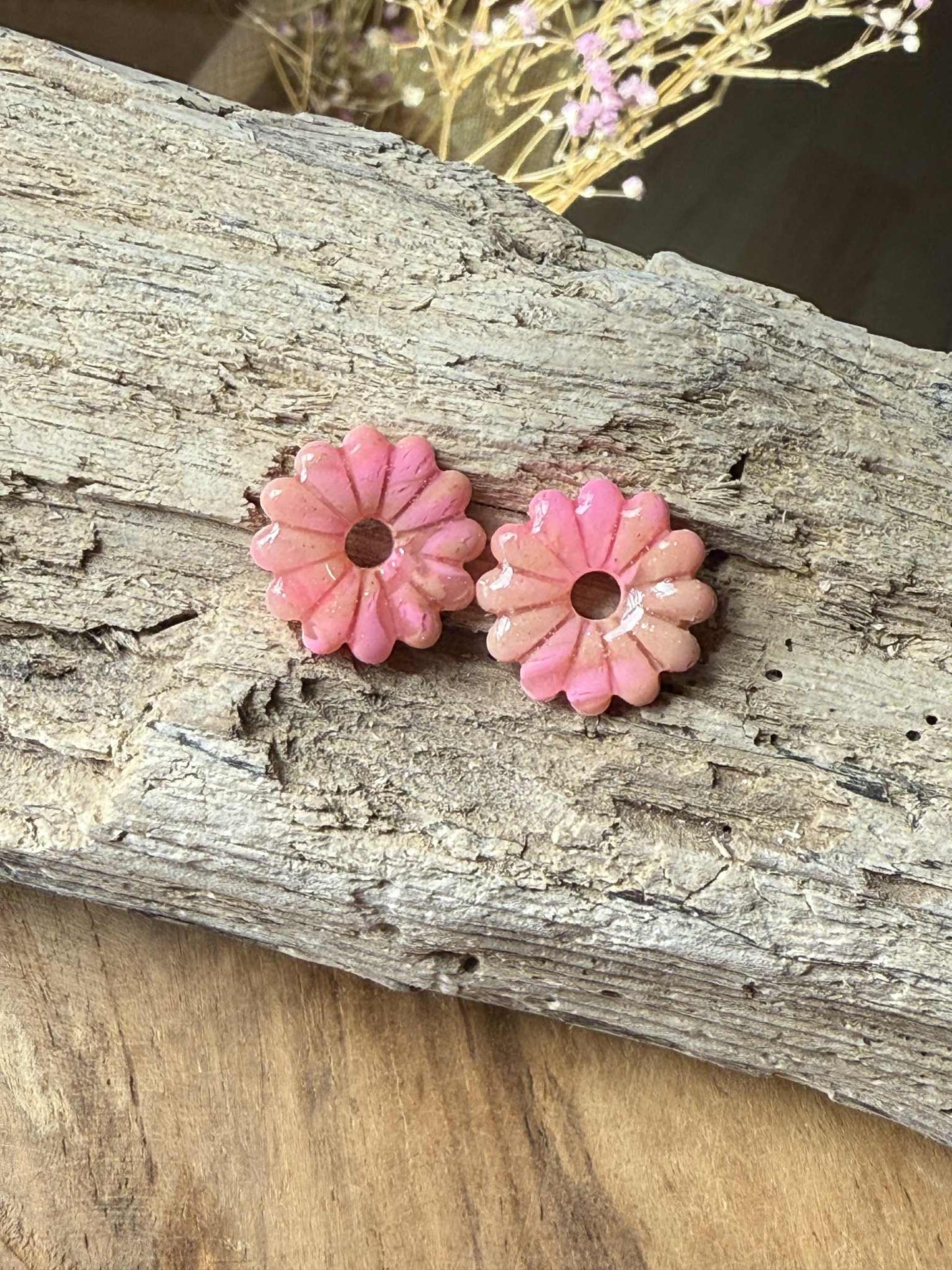 Petites Pampilles "Laura" Octobre Rose 🎀 translucide