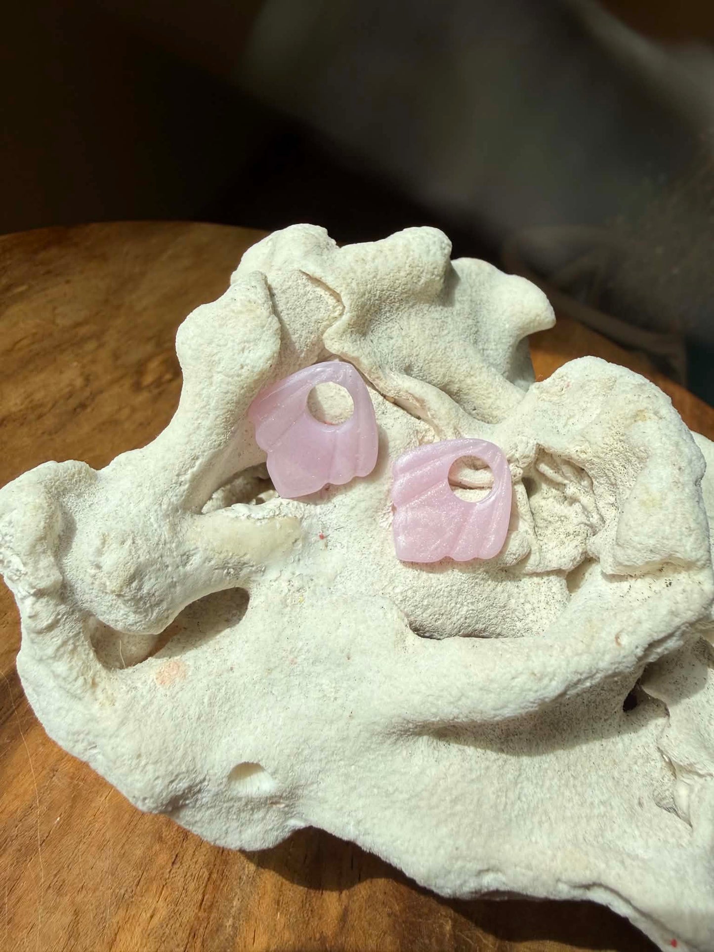 Mini Pampilles "Sofia" quartz rose