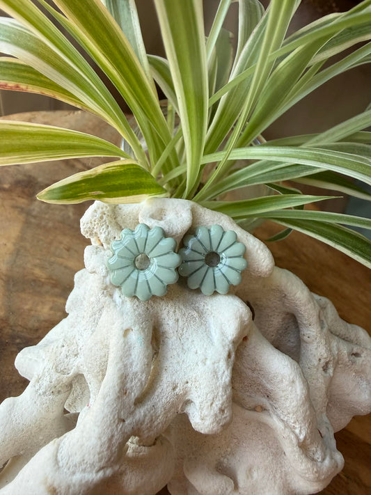 Petites Pampilles "Laura" Vert Sauge/Céladon