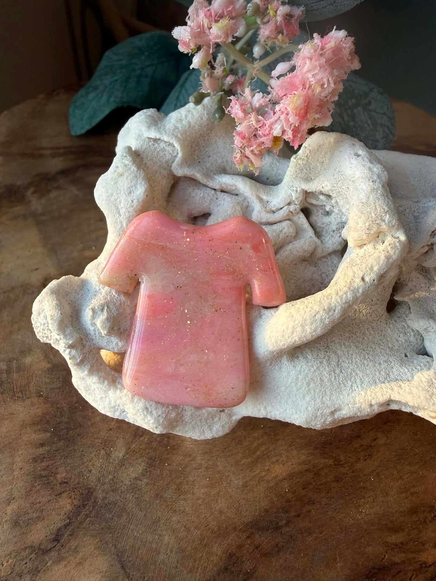 Broche pull/tee shirt "Maïa"– Pâte polymère & résine UV