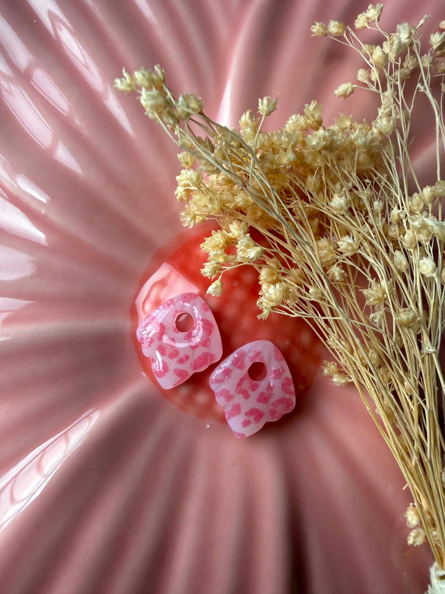 Mini Pampilles "Sofia" Léopard Rose