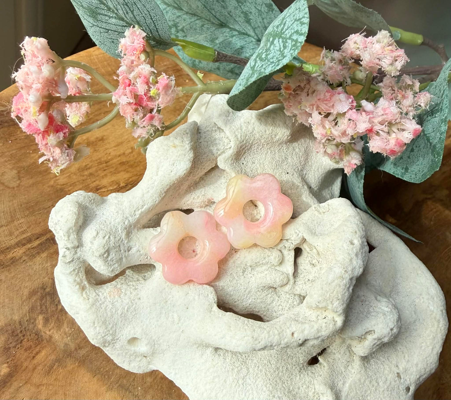 Pampilles "Romane" translucides acidulées