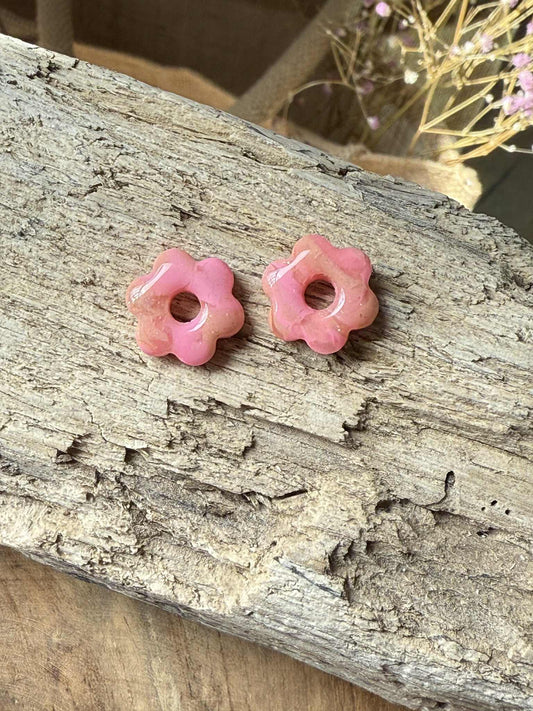 Mini pampilles "Romane" Octobre Rose 🎀 translucide