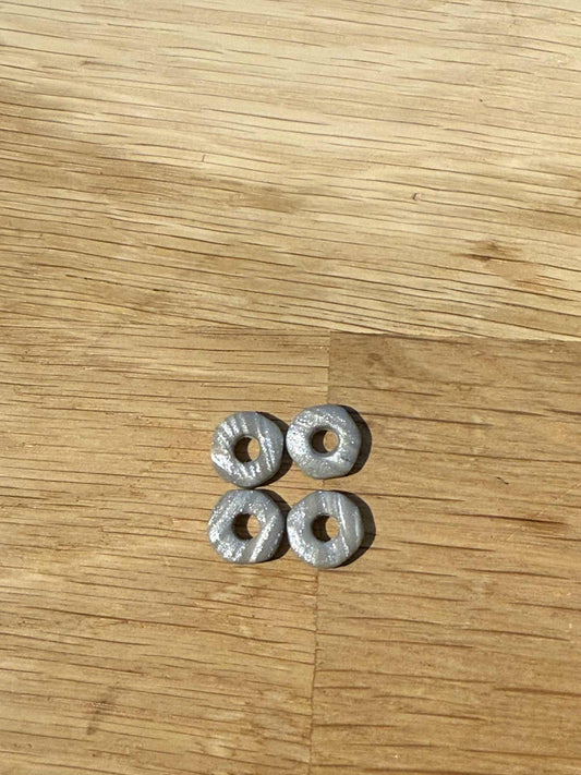 Pampilles "Isïa" marbré argenté