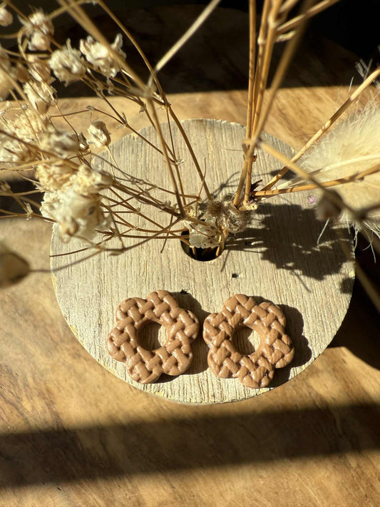 Pampilles "Romane" Effet Tricot