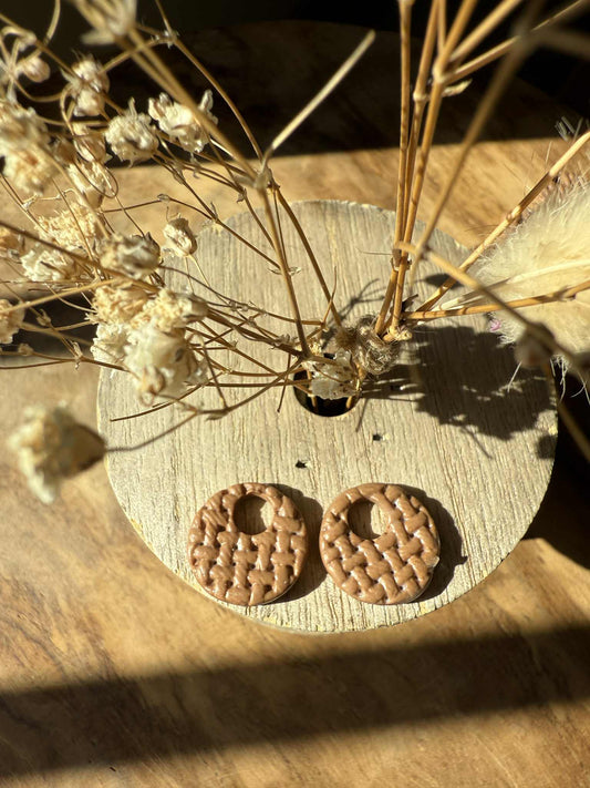 Pampilles "Eulalie" Effet Tricot