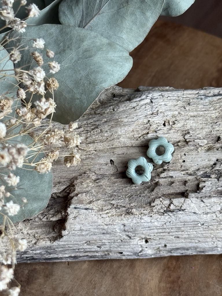 Ultra Mini pampilles "Romane" Vert d'eau