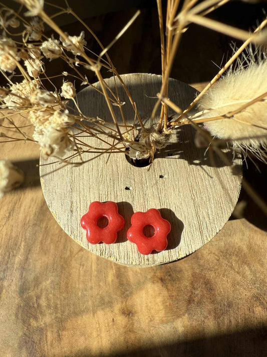 Mini pampilles "Romane" Rouge