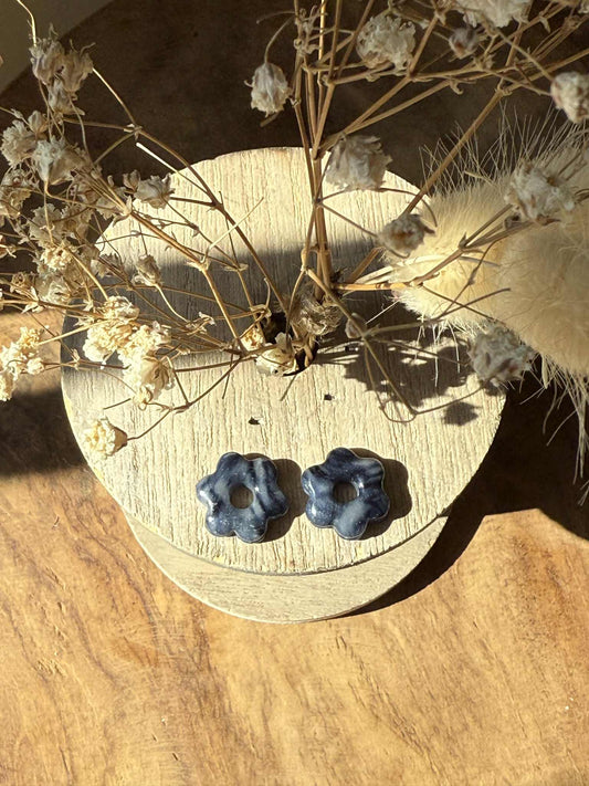 Mini pampilles "Romane" noir translucide