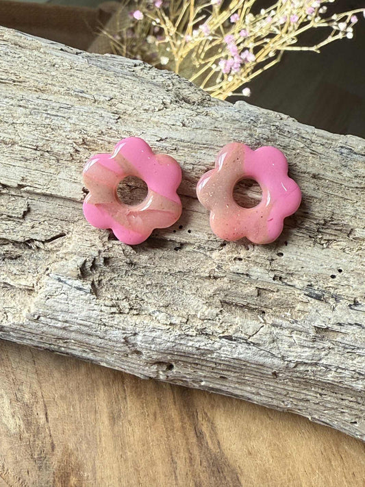 Pampilles "Romane" Octobre Rose 🎀 translucide