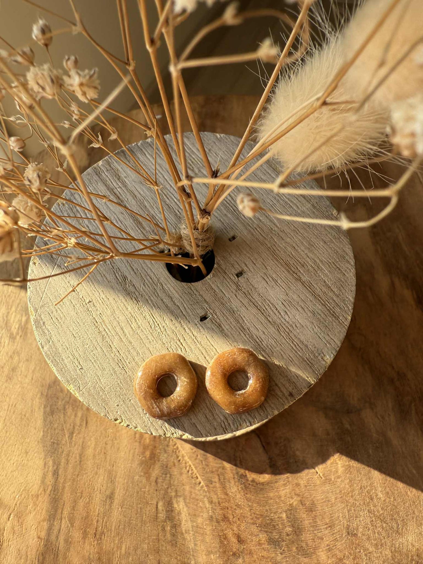 Pampilles "Isïa" bronze translucide