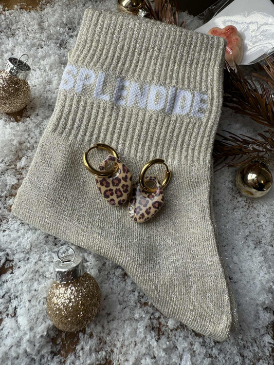 Chaussettes paillettes "Splendide & Créoles Féériques”