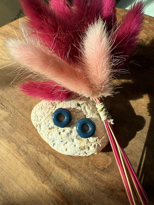 Pampilles "Isïa" Bleu Canard